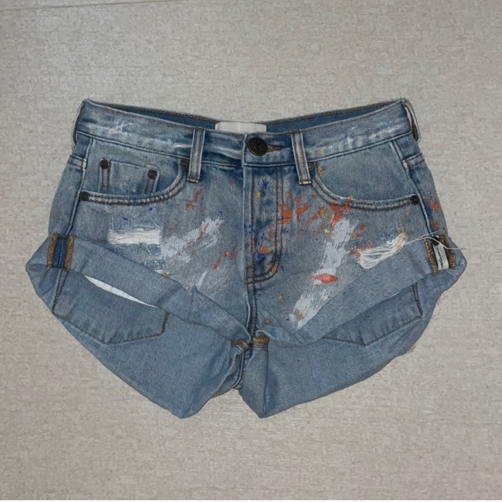 One Teaspoon Bandit Jean Shorts